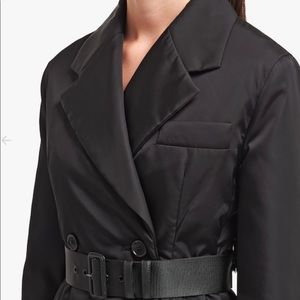 Prada Double-breasted Re-Nylon Gabardine